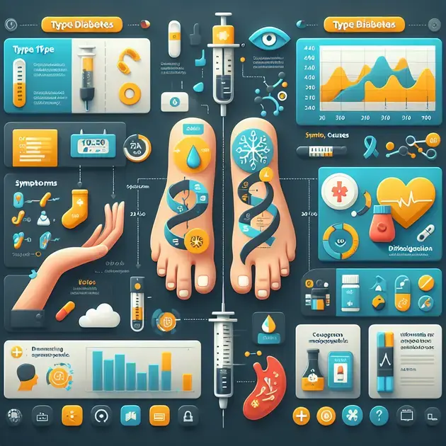 Is there a difference between type 2 diabetes and type 1 diabetes?