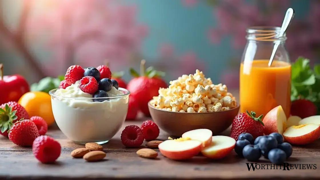 Top snacks that promote weight loss