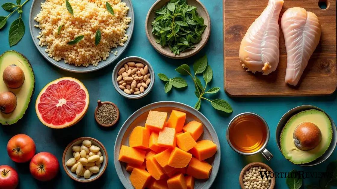 Top ingredients for your weight loss meal prep