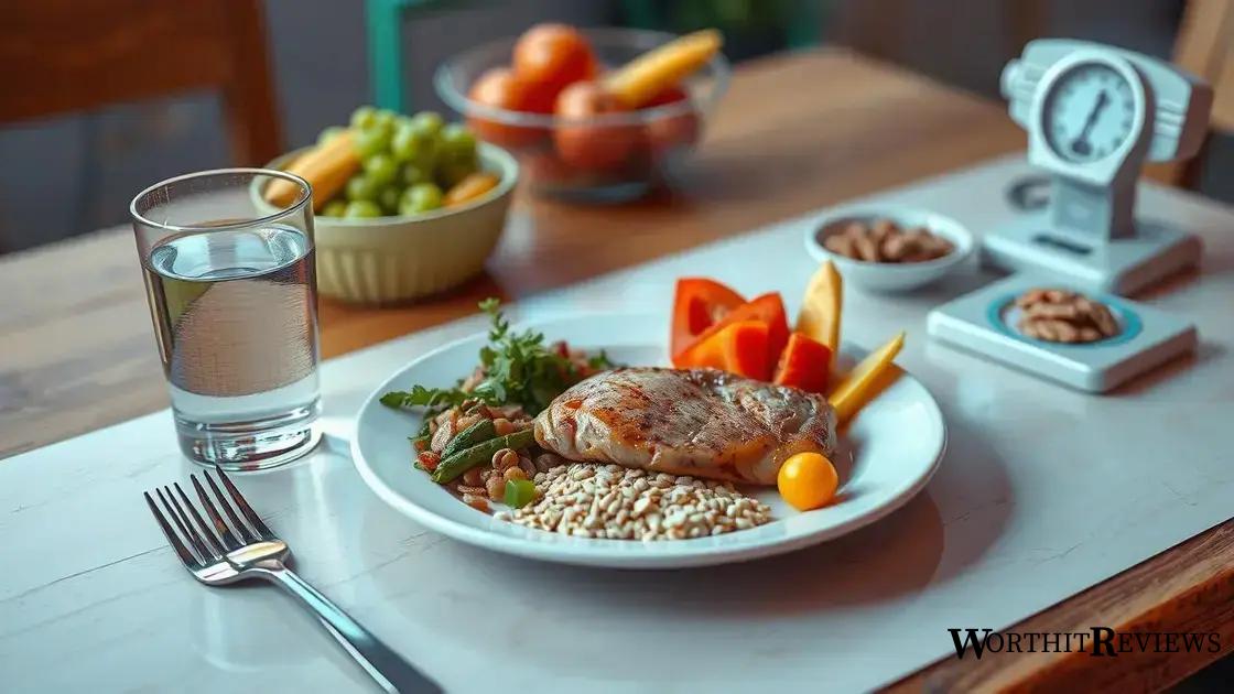 The role of diet in effective weight loss