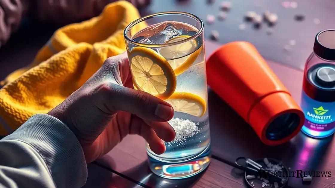 The role of electrolytes in weight control