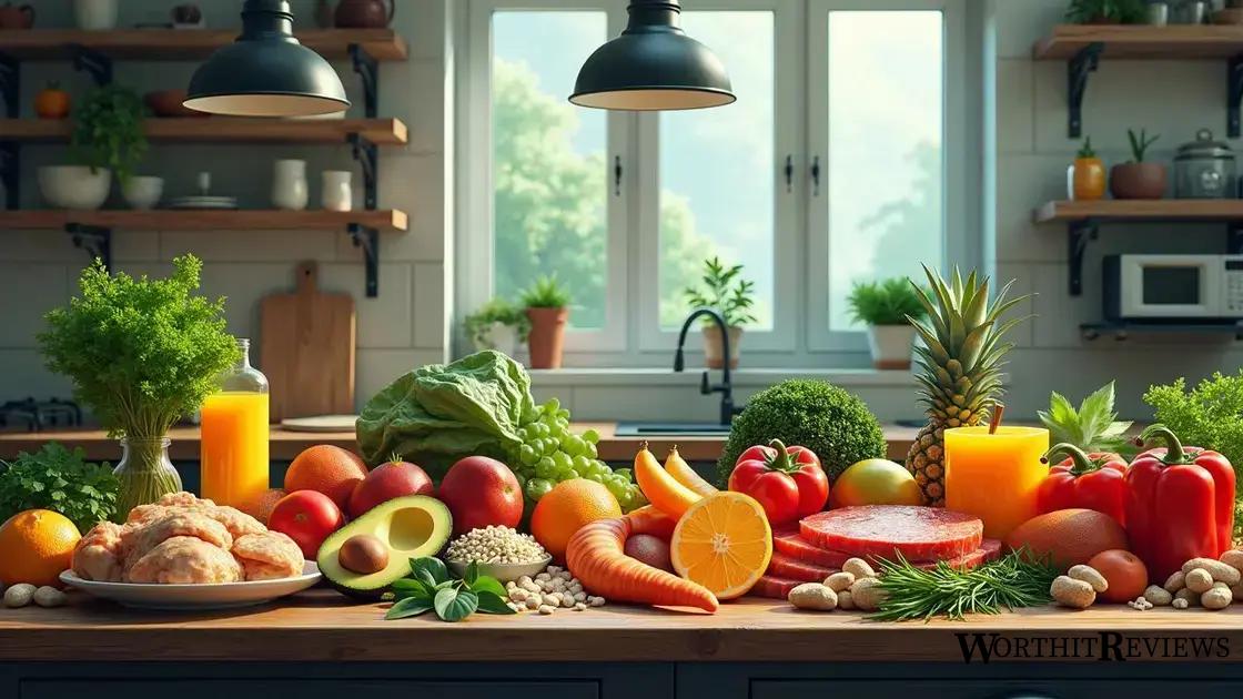 Top ingredients for healthy meal recipes