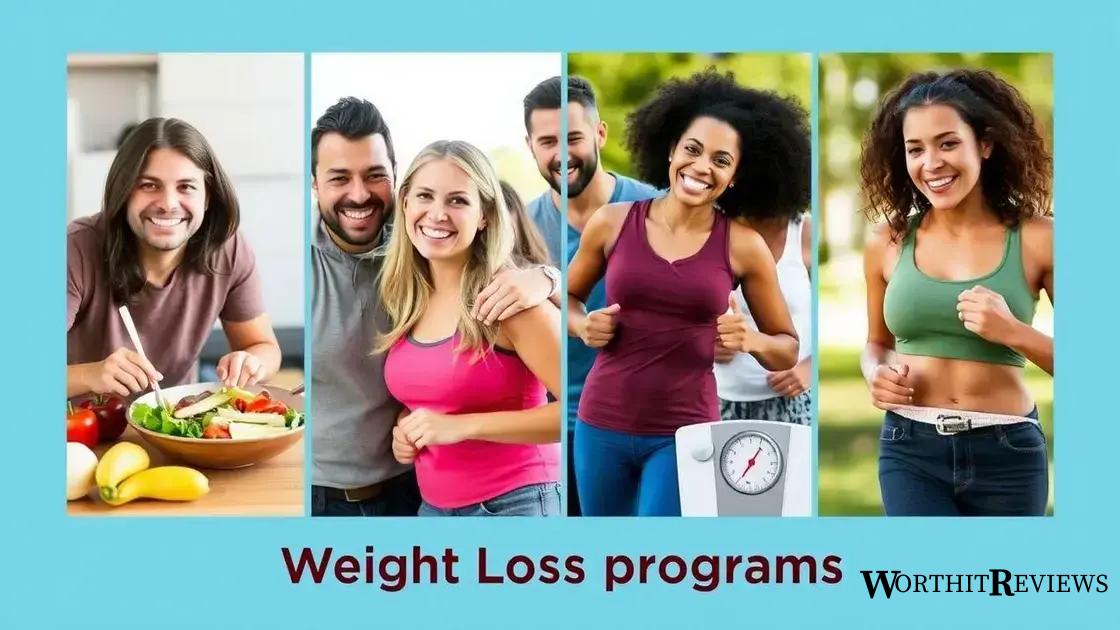 Key benefits of weight loss programs