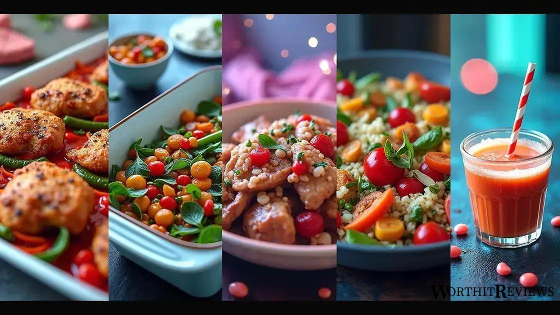 Quick and easy recipes for busy lifestyles