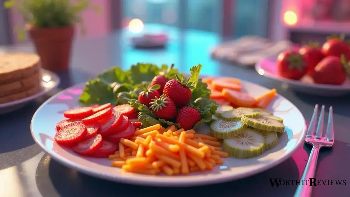 Balanced meals for sustainable weight loss