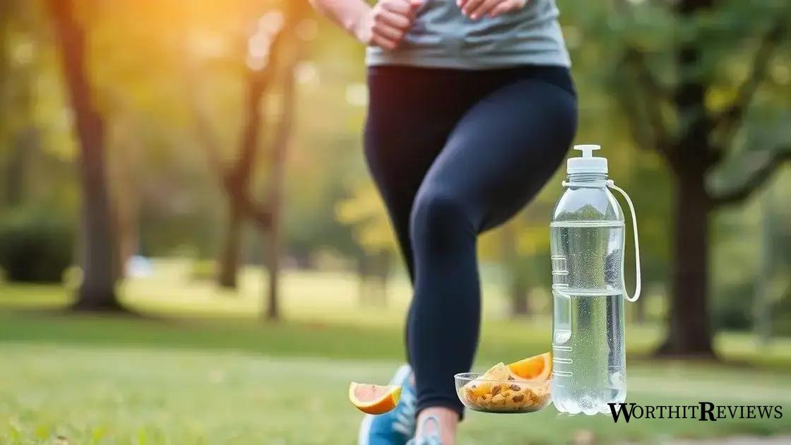 Incorporating exercise with healthy eating