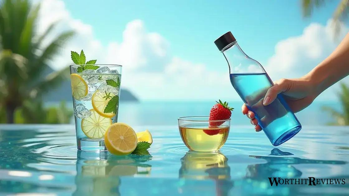 Hydration and the best beverages for weight loss