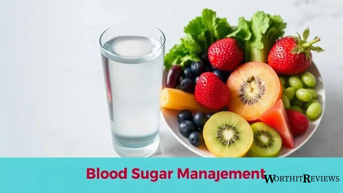 The role of hydration in blood sugar management