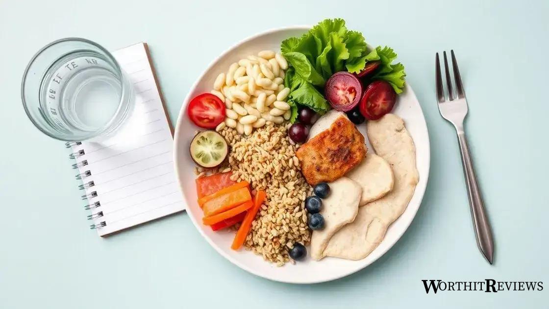 The role of diet in blood sugar management