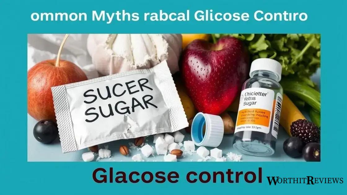 Common misconceptions about glucose control