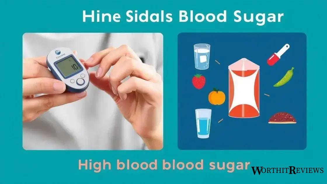 Signs of high or low sugar levels