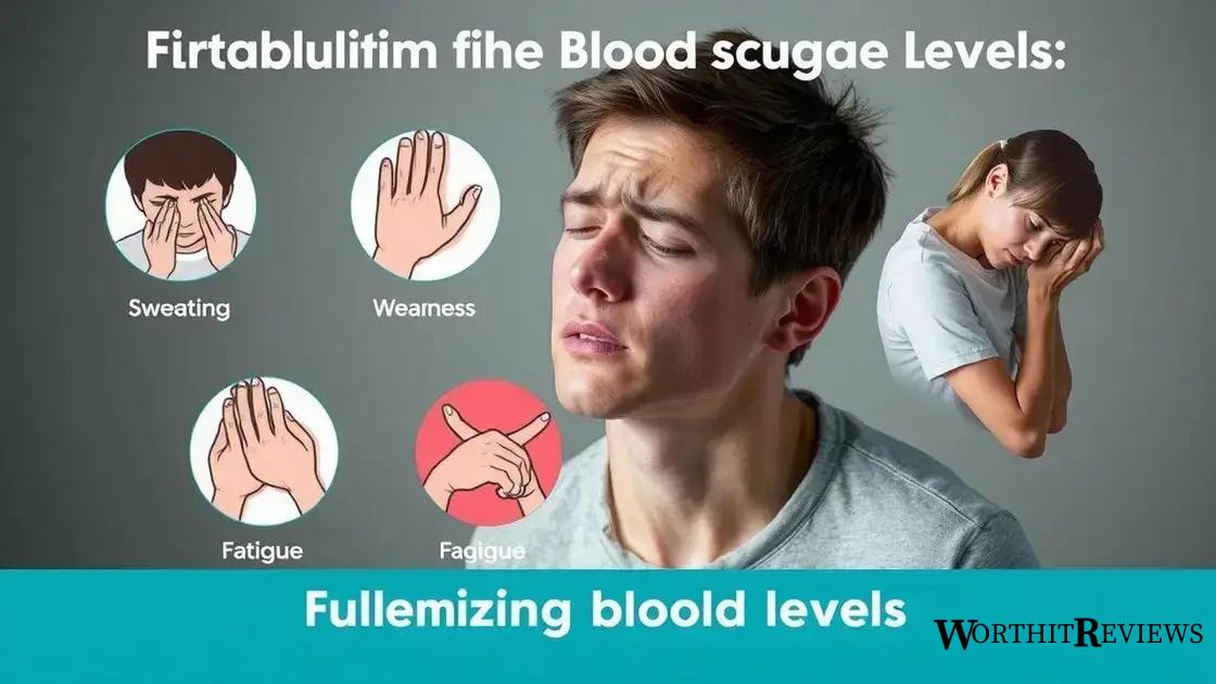 Symptoms of fluctuating blood sugar levels