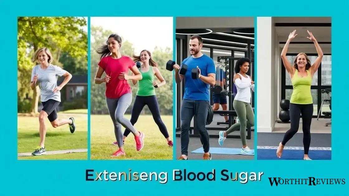 The role of exercise in managing blood sugar