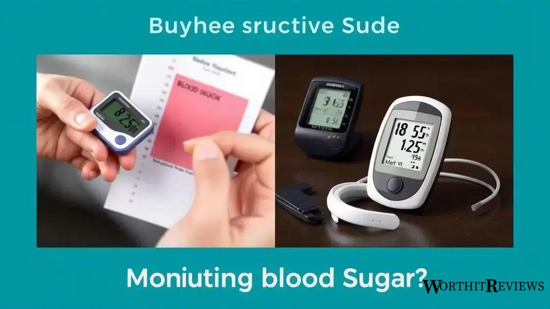 Tips for monitoring your blood sugar