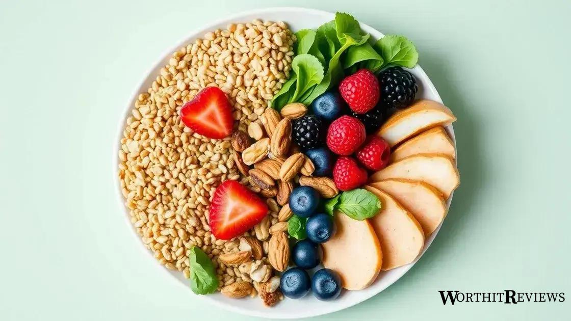 Foods that promote blood glucose balance