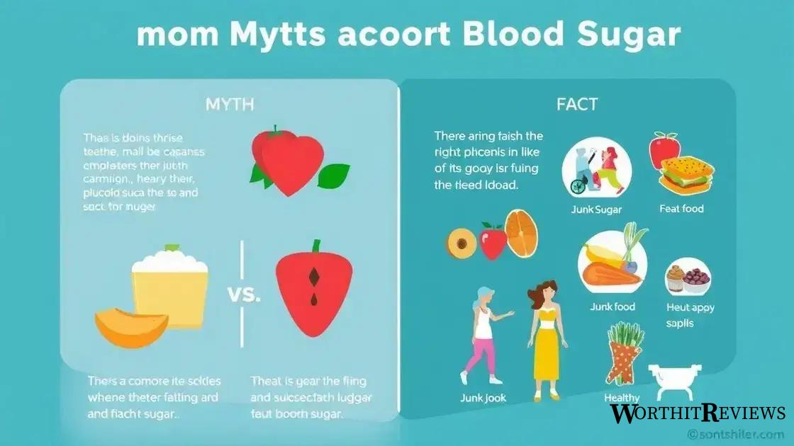 Common myths about sugar and blood sugar