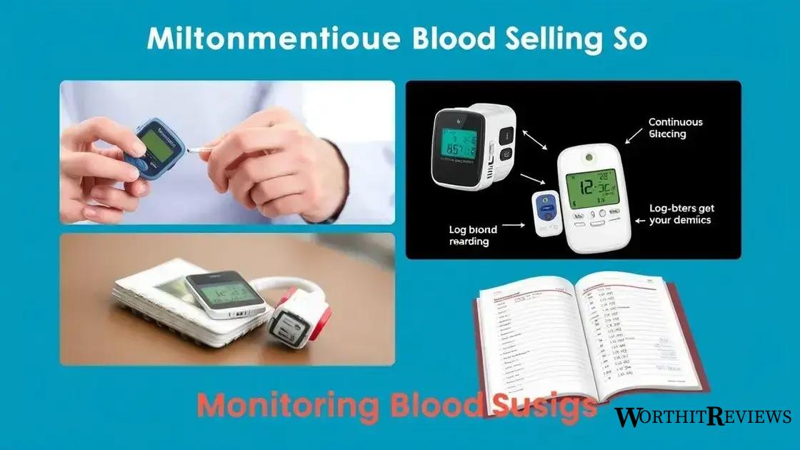 Monitoring your blood sugar effectively