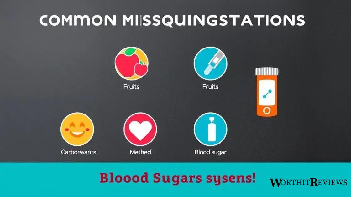 Common misconceptions about blood sugar