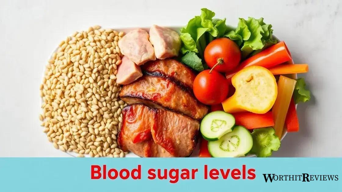 The connection between diet and blood sugar levels