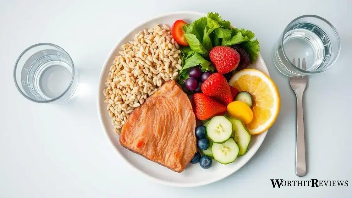 The role of diet in managing glucose levels