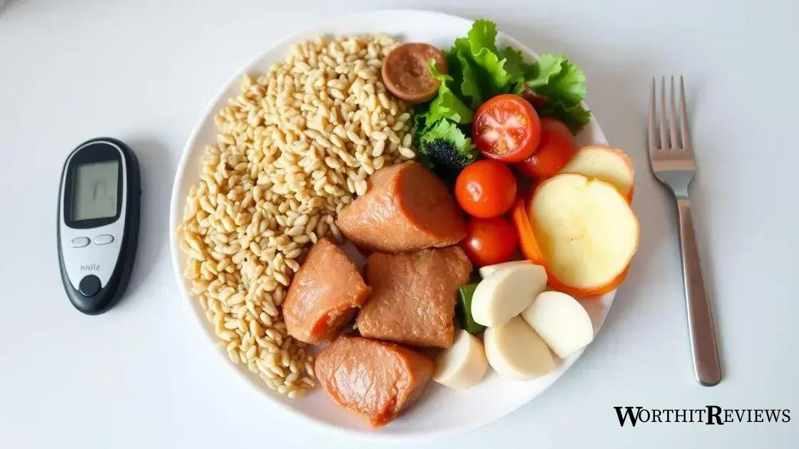 Diet and its influence on blood sugar levels