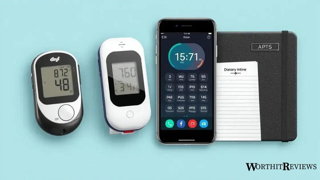 Common tools for monitoring sugar levels