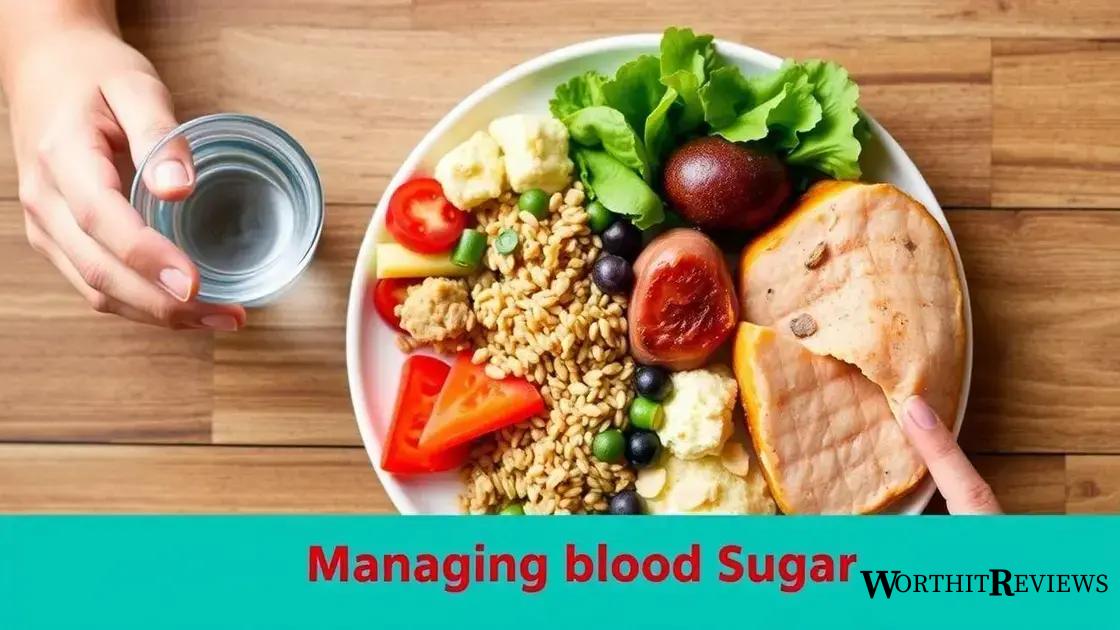 Dietary tips to manage sugar levels