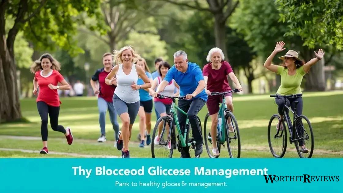Role of exercise in blood glucose management