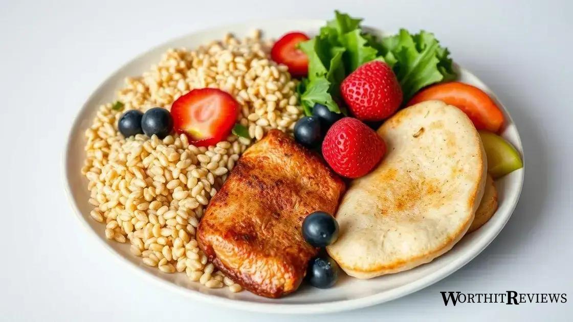 Healthy foods for managing blood sugar