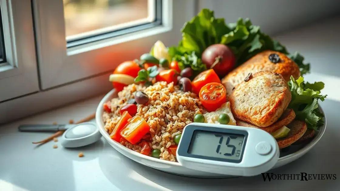 The impact of diet on blood sugar levels