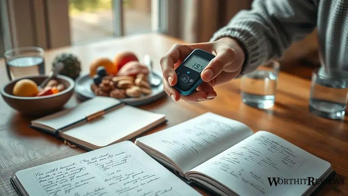 Monitoring blood sugar at home