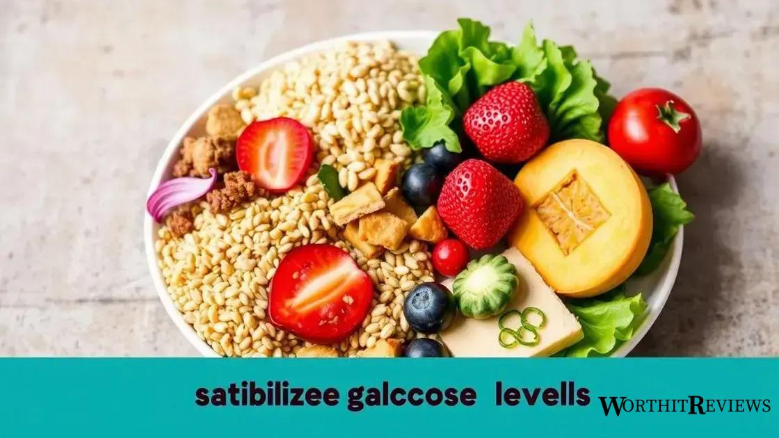 Diet changes to stabilize glucose levels