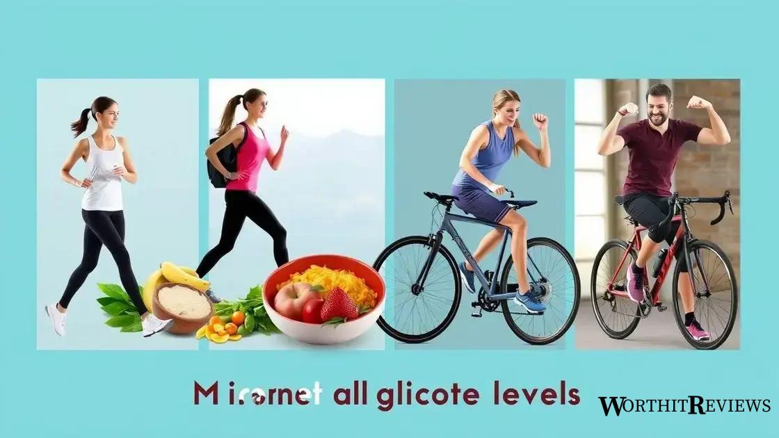 The role of exercise in blood glucose management