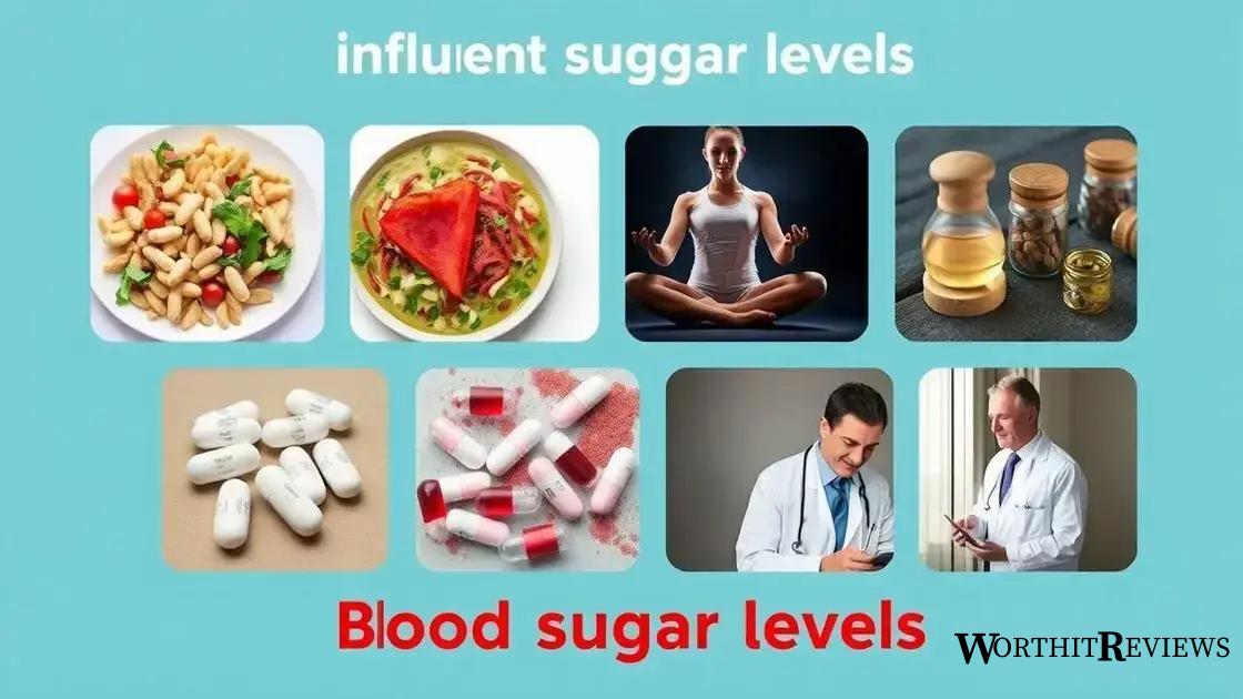 Factors influencing blood sugar levels