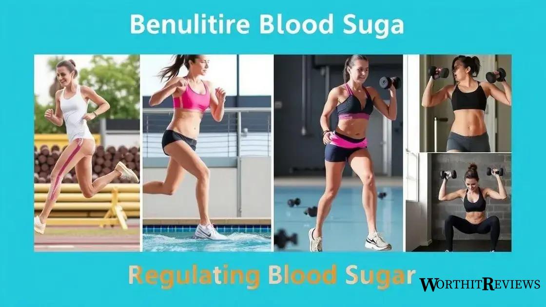 Exercise routines to regulate blood sugar