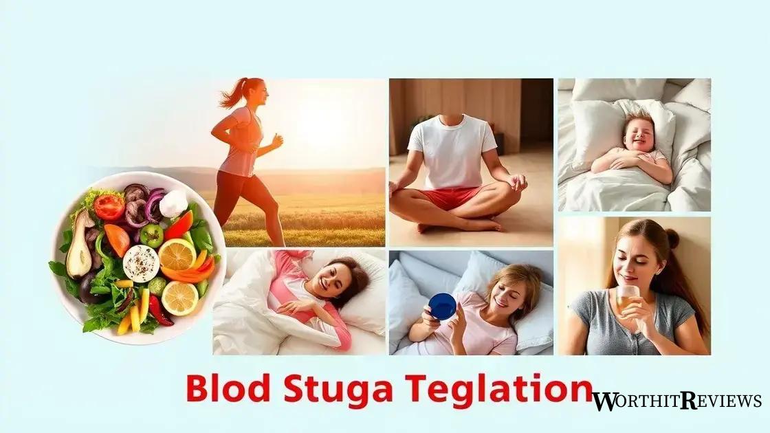 How lifestyle impacts blood sugar control
