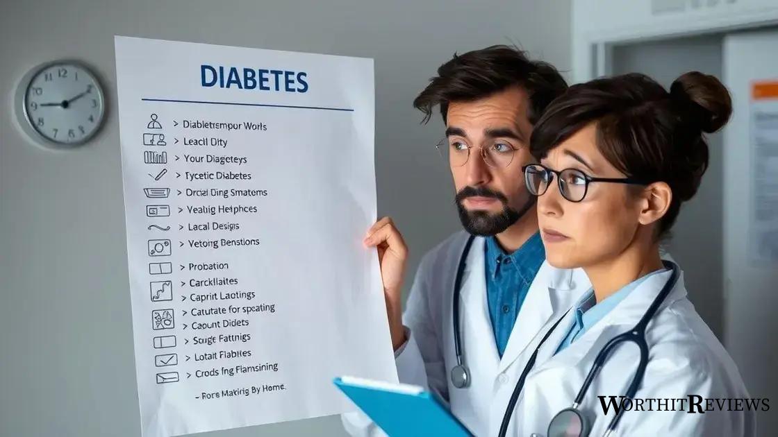 Symptoms to look out for in diabetes