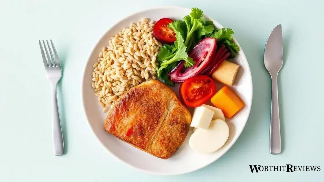 Importance of diet in regulating blood glucose