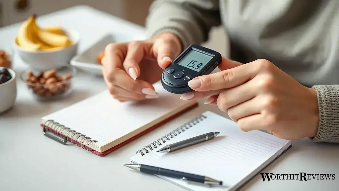 Tips for monitoring glucose levels
