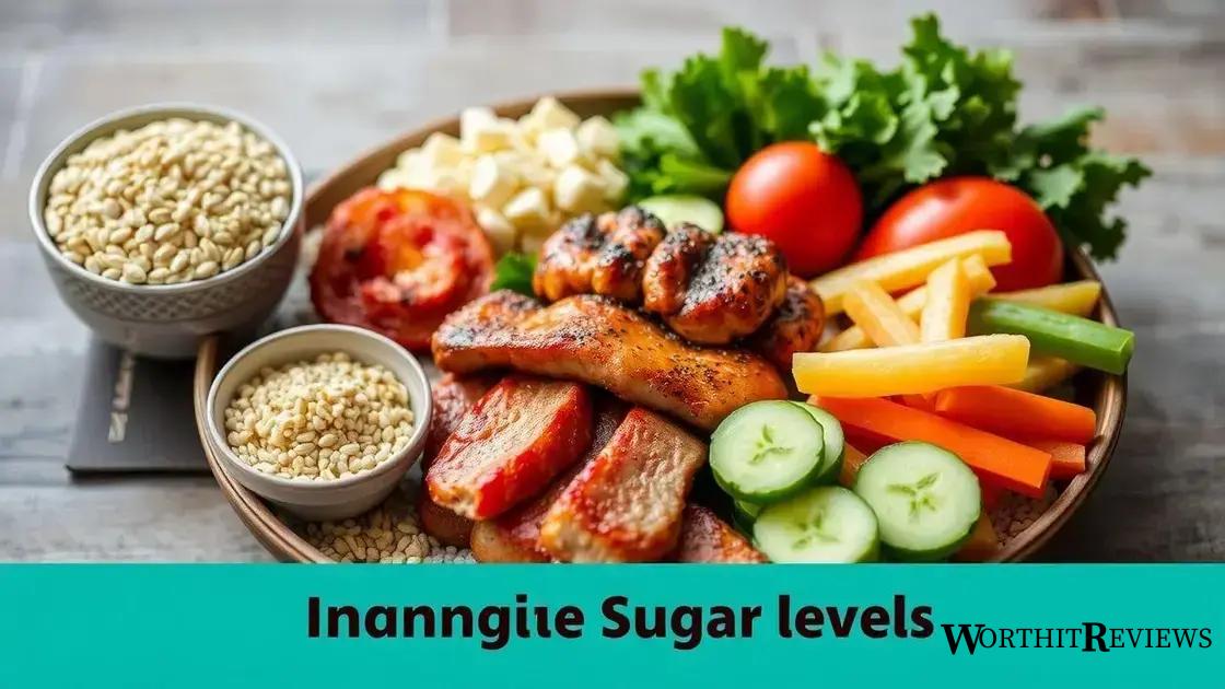 The role of diet in maintaining balanced sugar levels