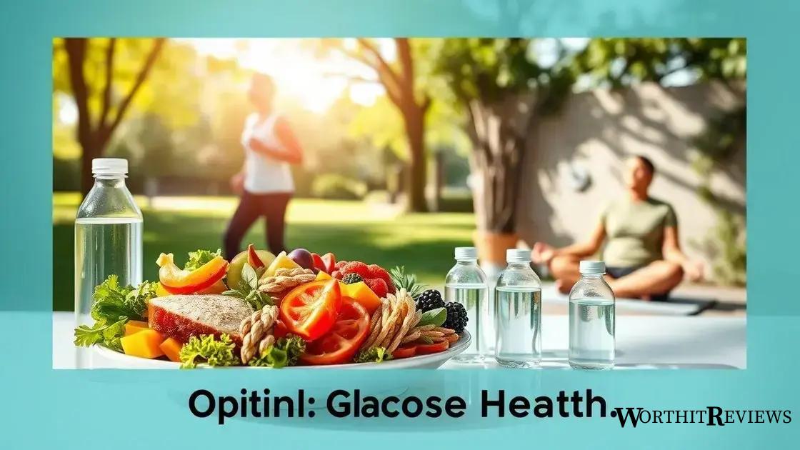 Tips for long-term glucose health