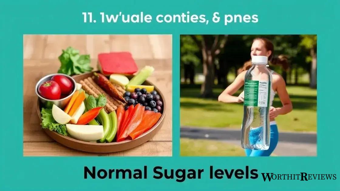 How to maintain normal sugar levels naturally