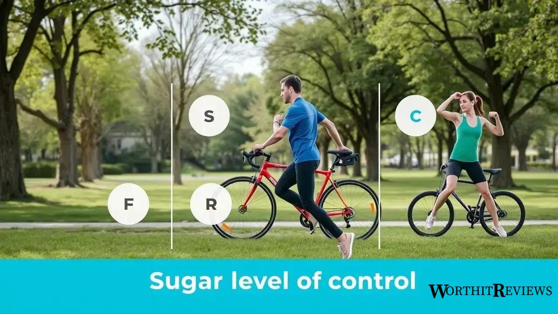 The role of exercise in sugar level control