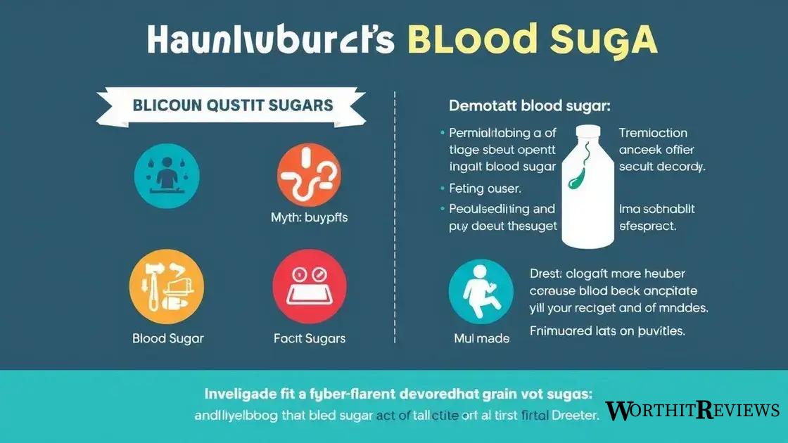Common myths about blood sugar