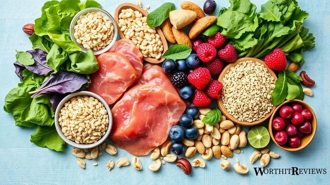Foods that support blood sugar health