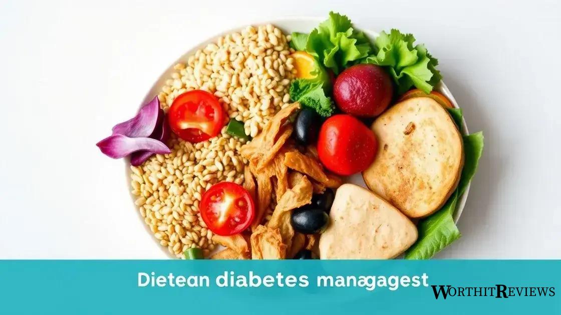 Dietary tips for diabetics