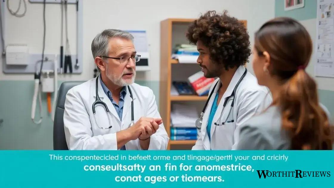 When to consult a healthcare professional