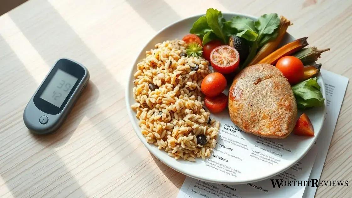 Nutritional strategies for individuals with type one diabetes