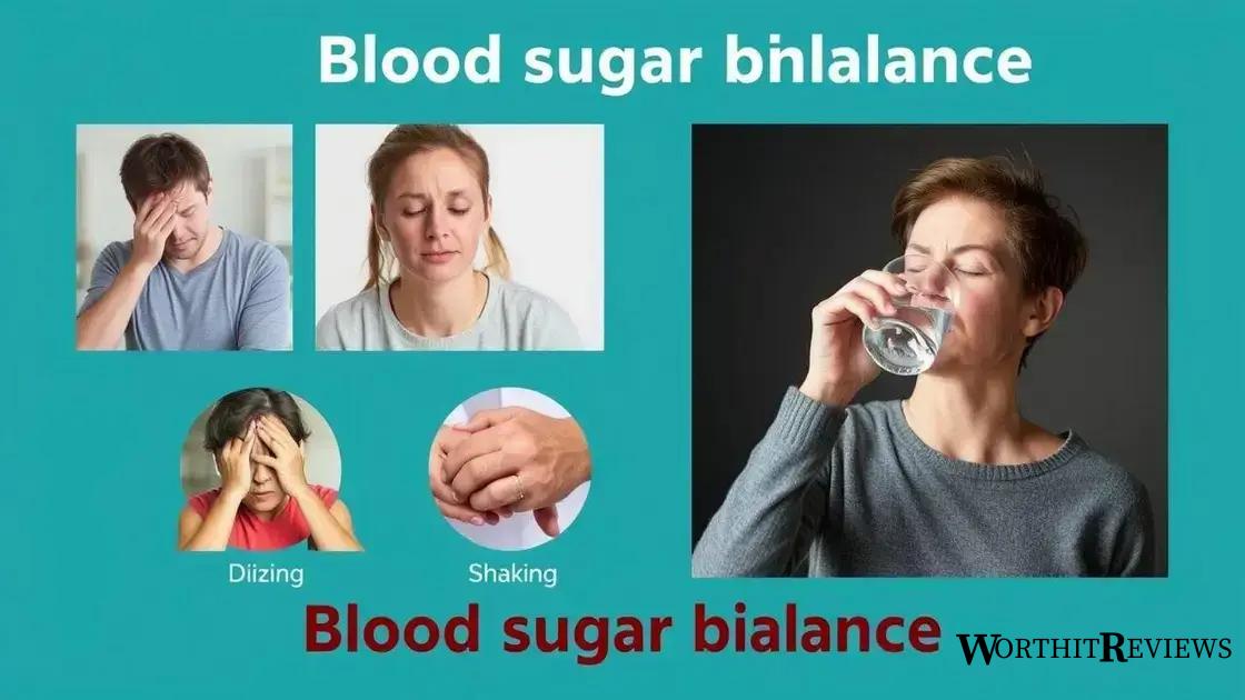 Identifying symptoms of blood sugar imbalance
