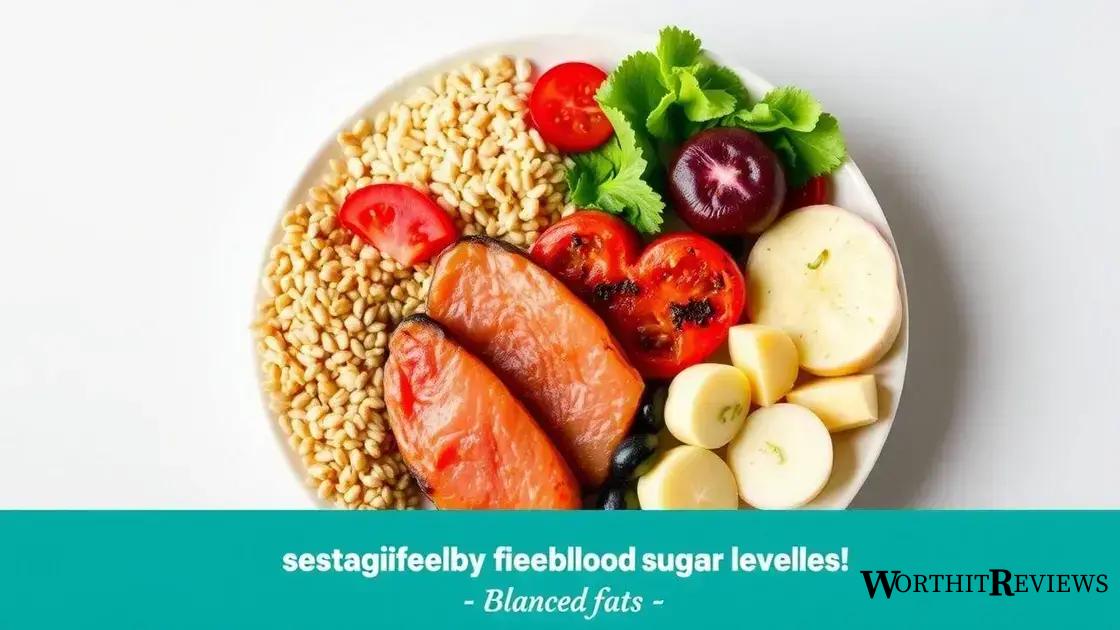 The role of diet in maintaining stable blood sugar
